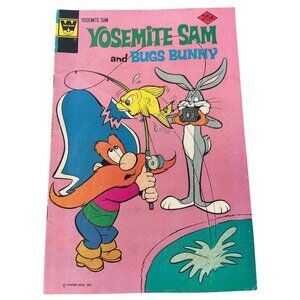 Whitman Yosemite Sam And Bugs Bunny Comic Book No. 23 Warner Bros Bagged Boarded